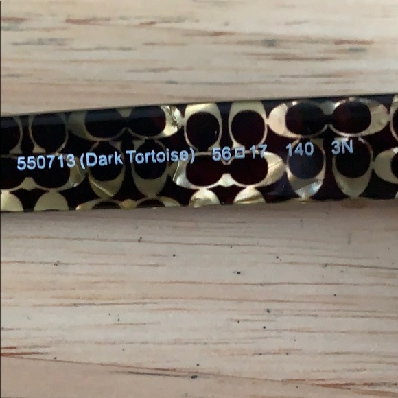 COACH WOMENS DESIGNER EYEWEAR BROWN NWT - Picture 7 of 7